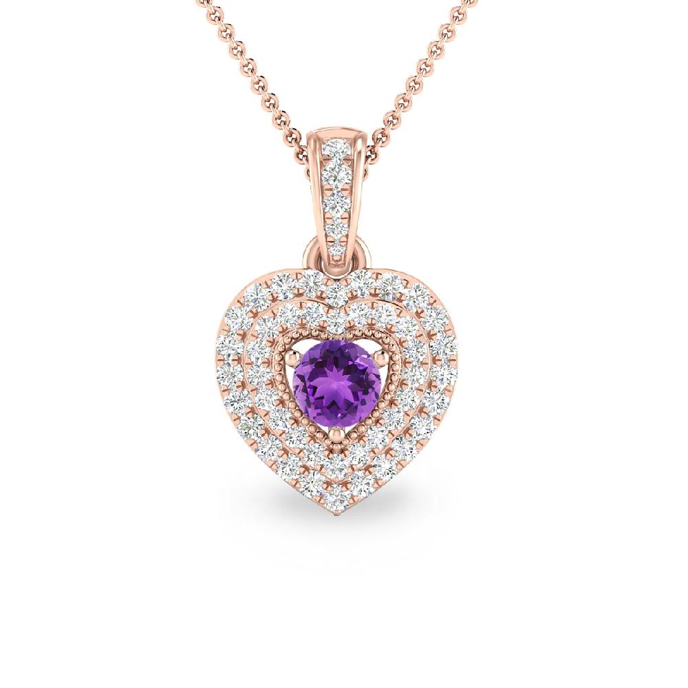 Rose Gold - Amethyst