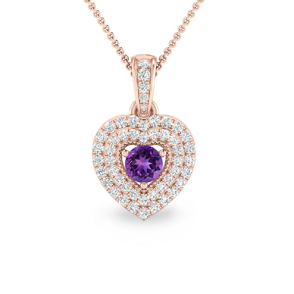 Rose Gold - Amethyst