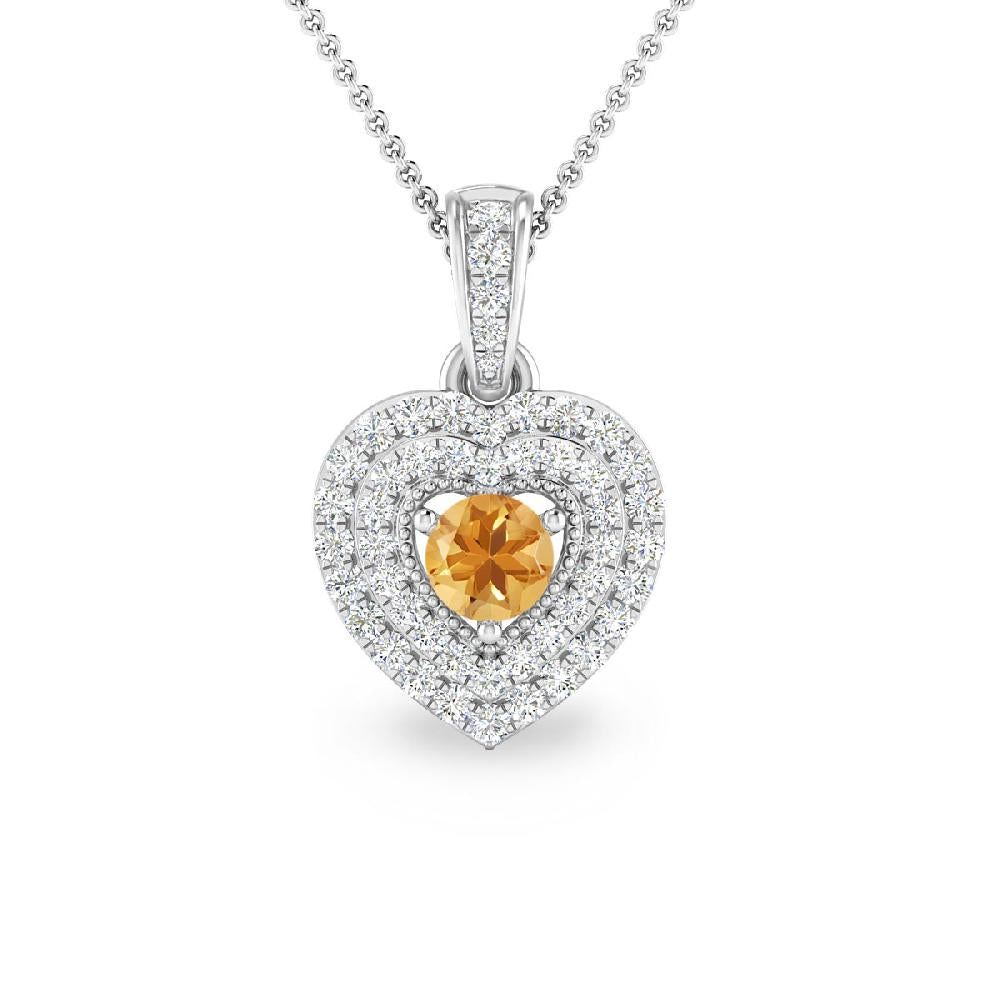 White Gold - Citrine