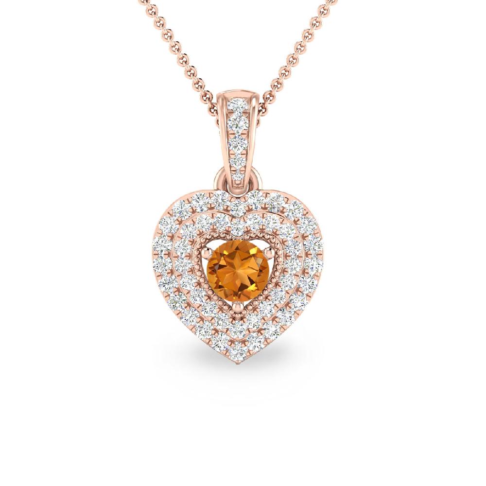 Rose Gold - Citrine