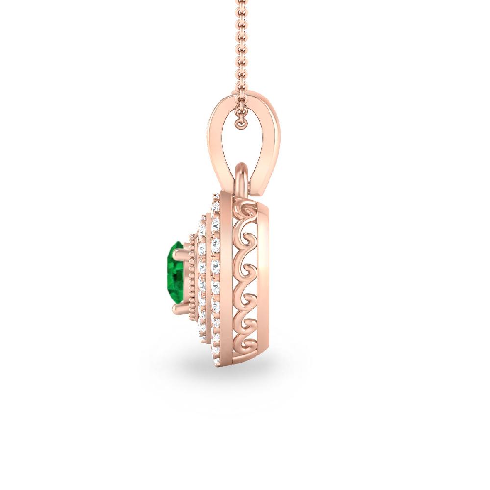 Rose Gold - Emerald