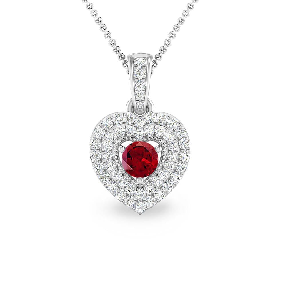 White Gold - Garnet