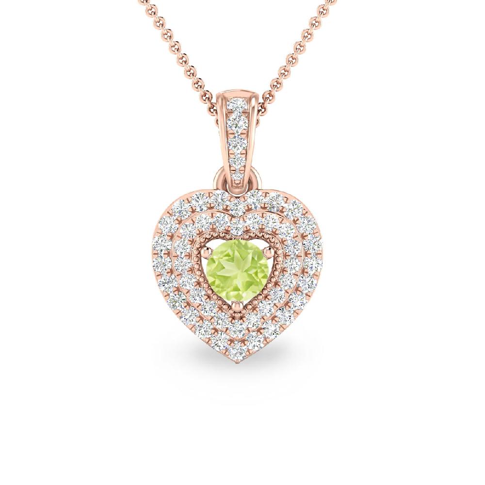 Rose Gold - Peridot