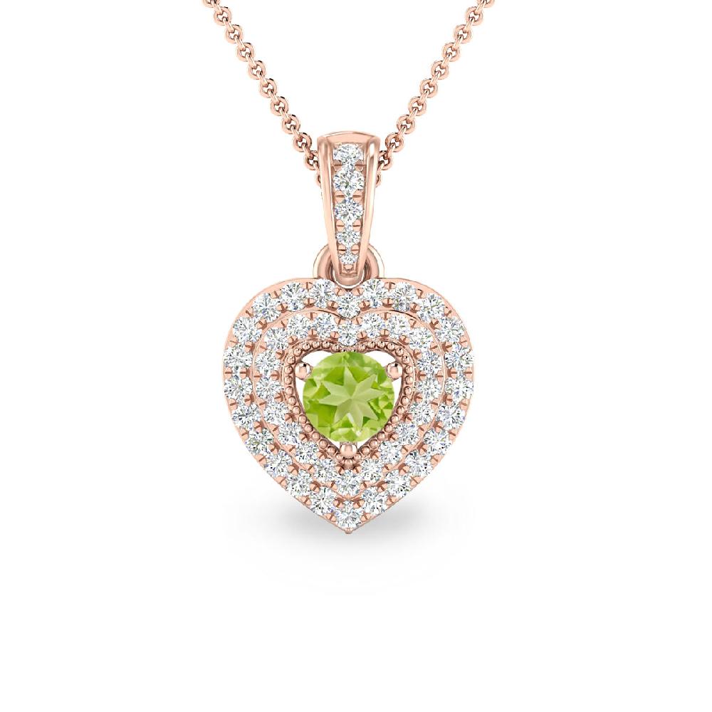 Rose Gold - Peridot