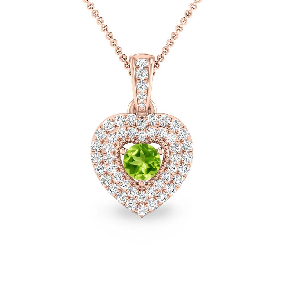 Rose Gold - Peridot