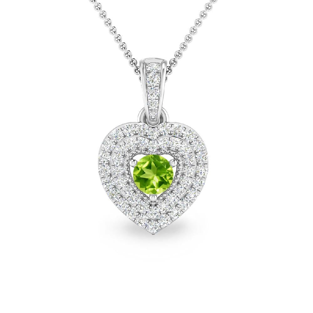 White Gold - Peridot