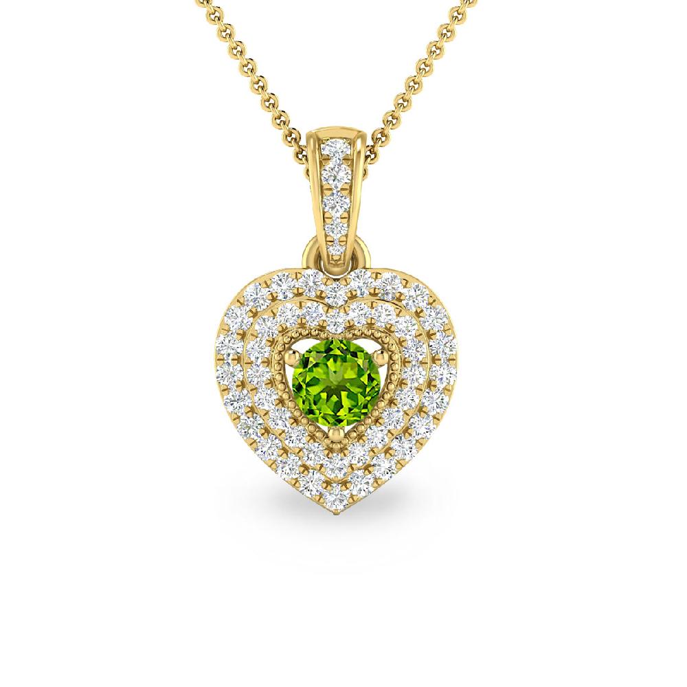 Yellow Gold - Peridot