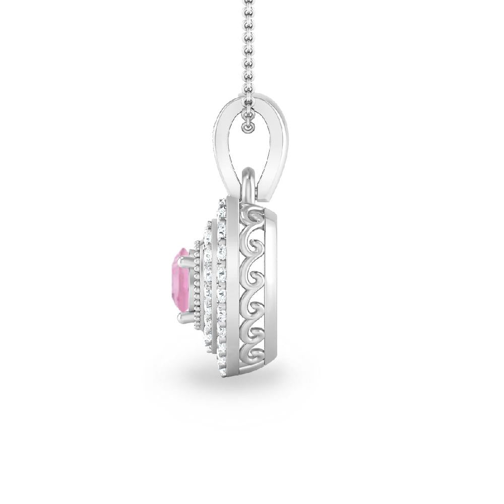 White Gold - Pink Tourmaline