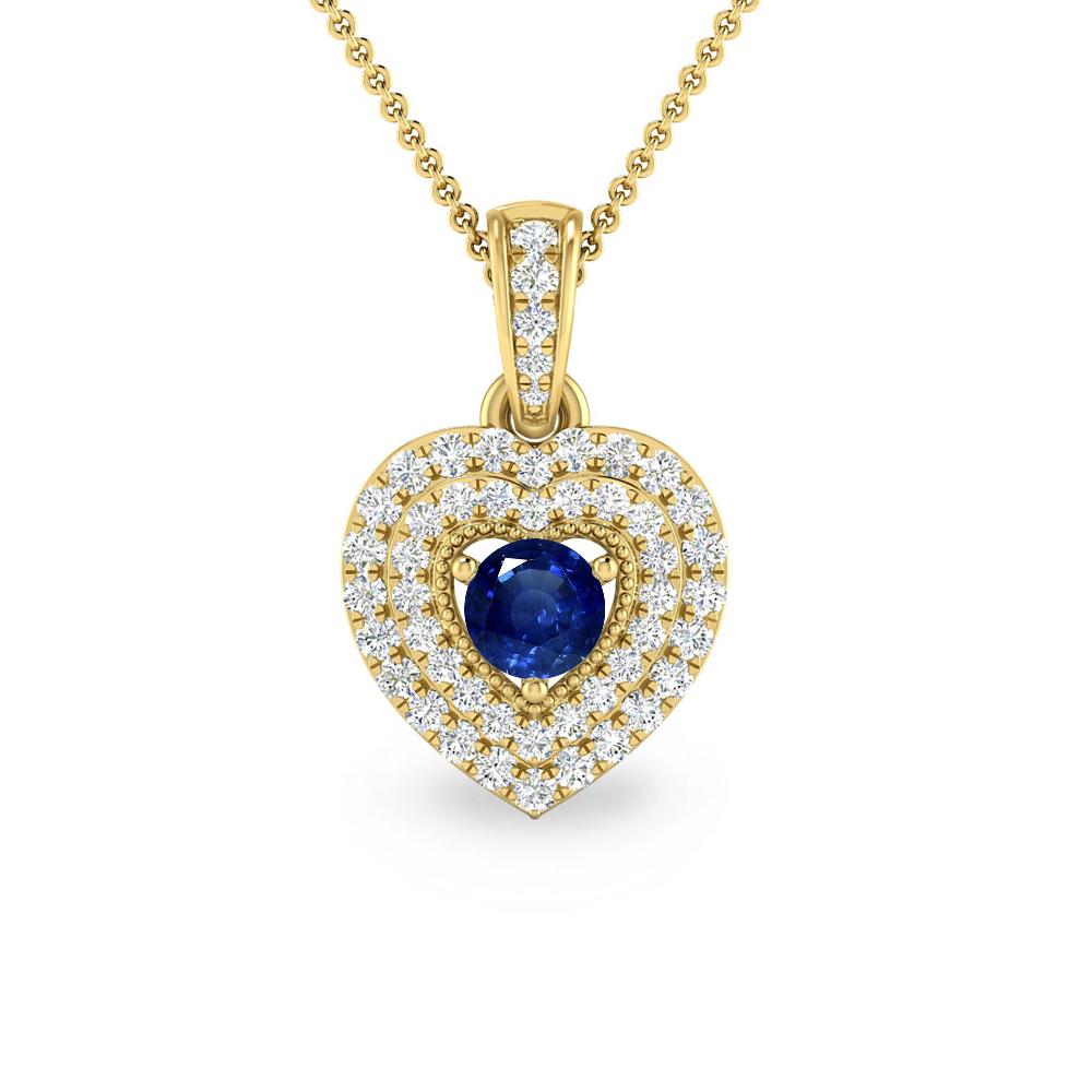 Yellow Gold - Sapphire