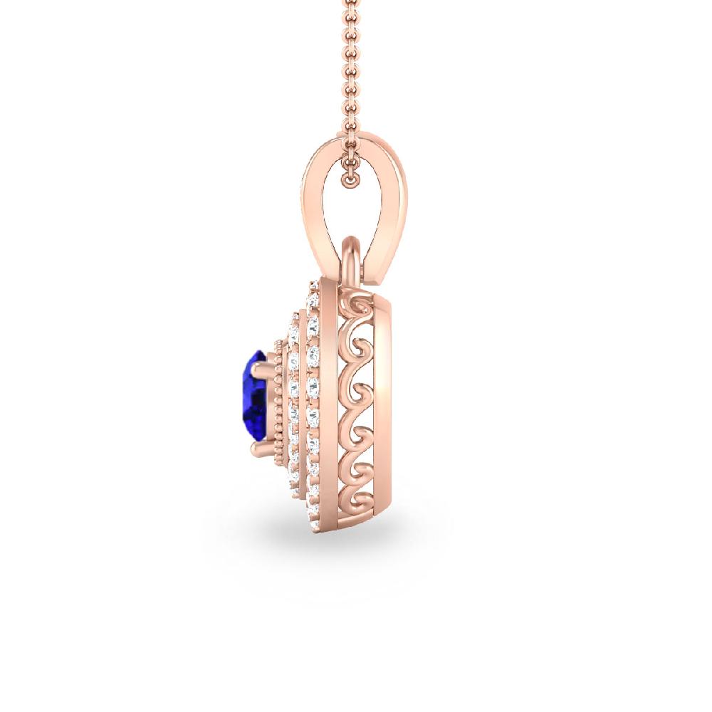 Rose Gold - Tanzanite