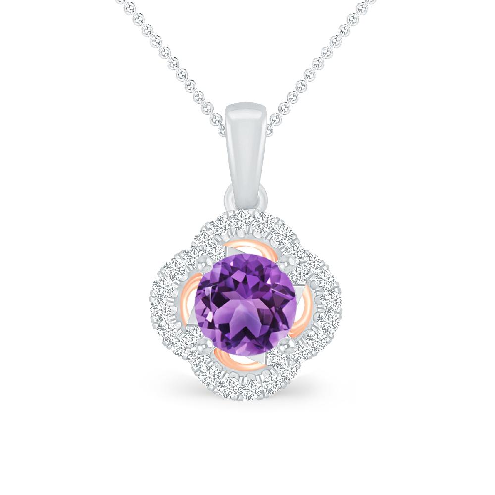 White Gold - Amethyst