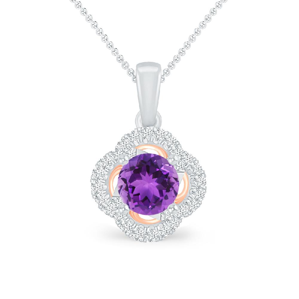 White Gold - Amethyst