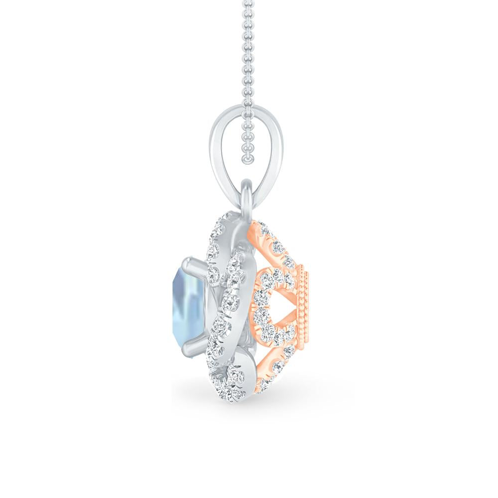 White Gold - Aquamarine