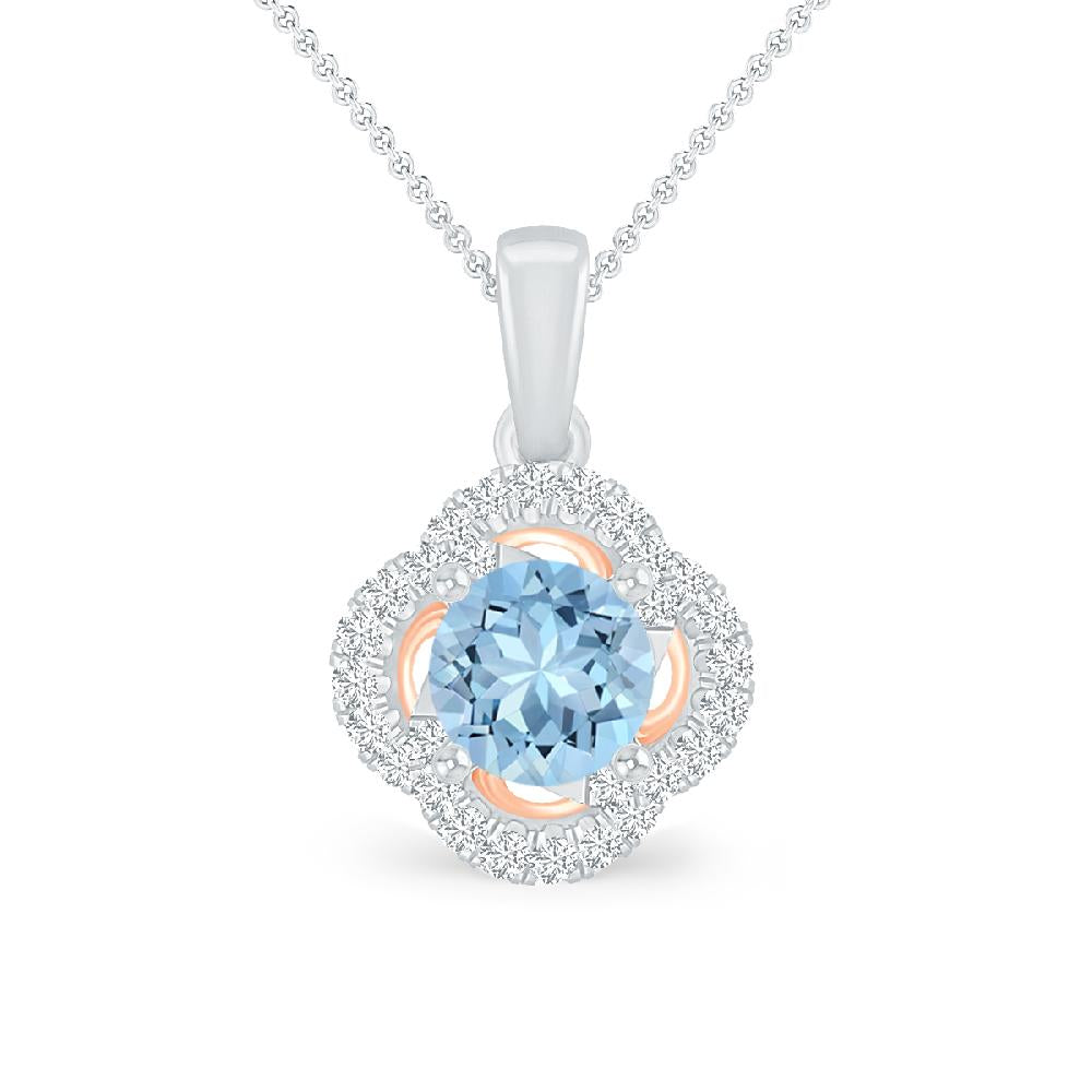White Gold - Aquamarine