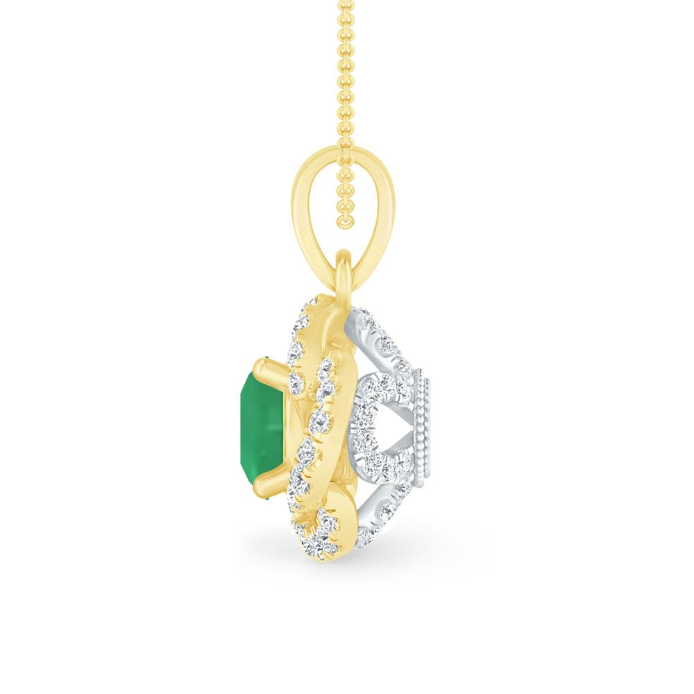 Yellow Gold - Emerald