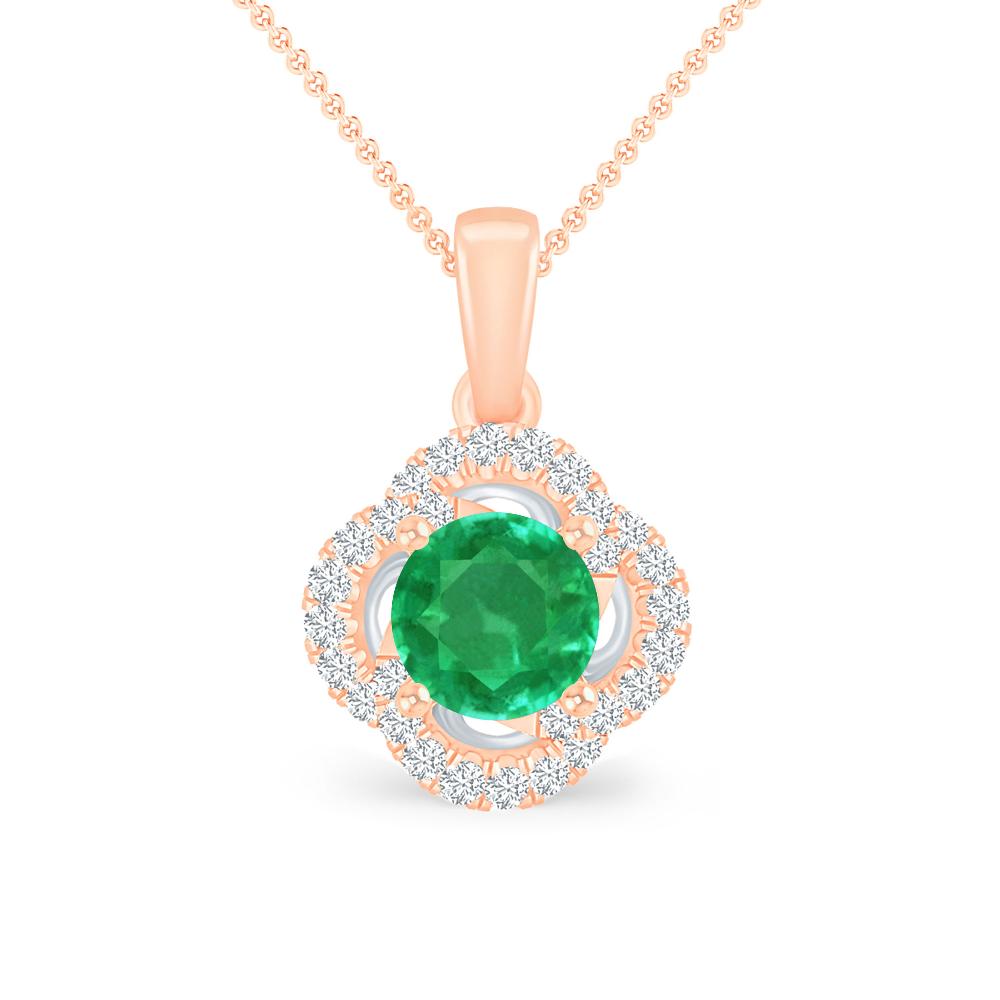 Rose Gold - Emerald