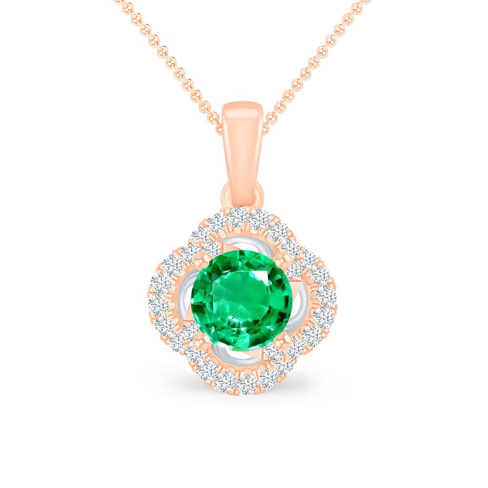 Rose Gold - Emerald