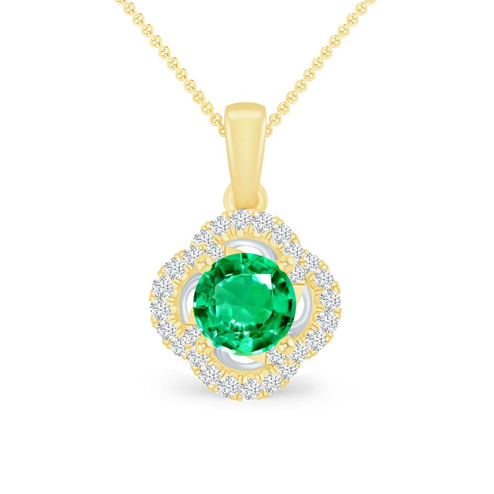 Yellow Gold - Emerald