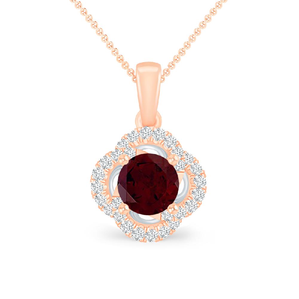 Rose Gold - Garnet