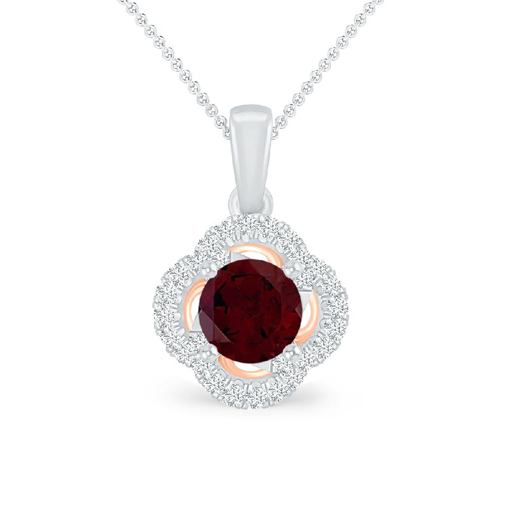 White Gold - Garnet