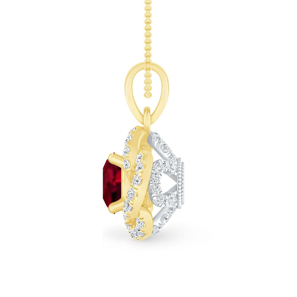 Yellow Gold - Garnet