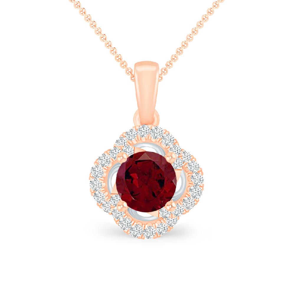 Rose Gold - Garnet