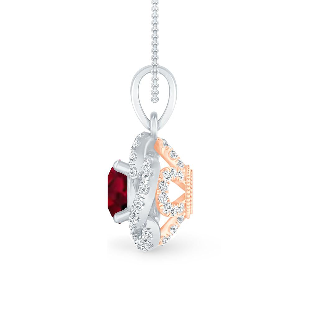 White Gold - Garnet