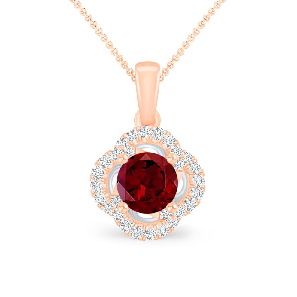 Rose Gold - Garnet