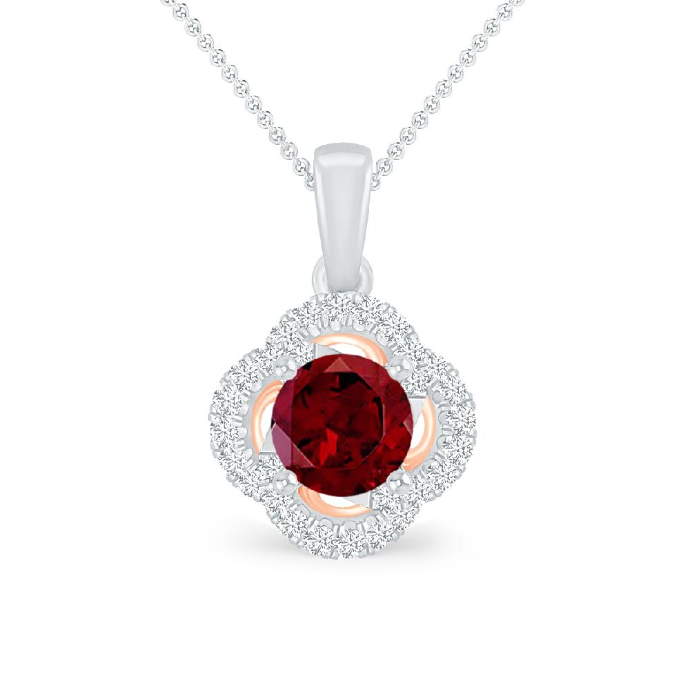 White Gold - Garnet
