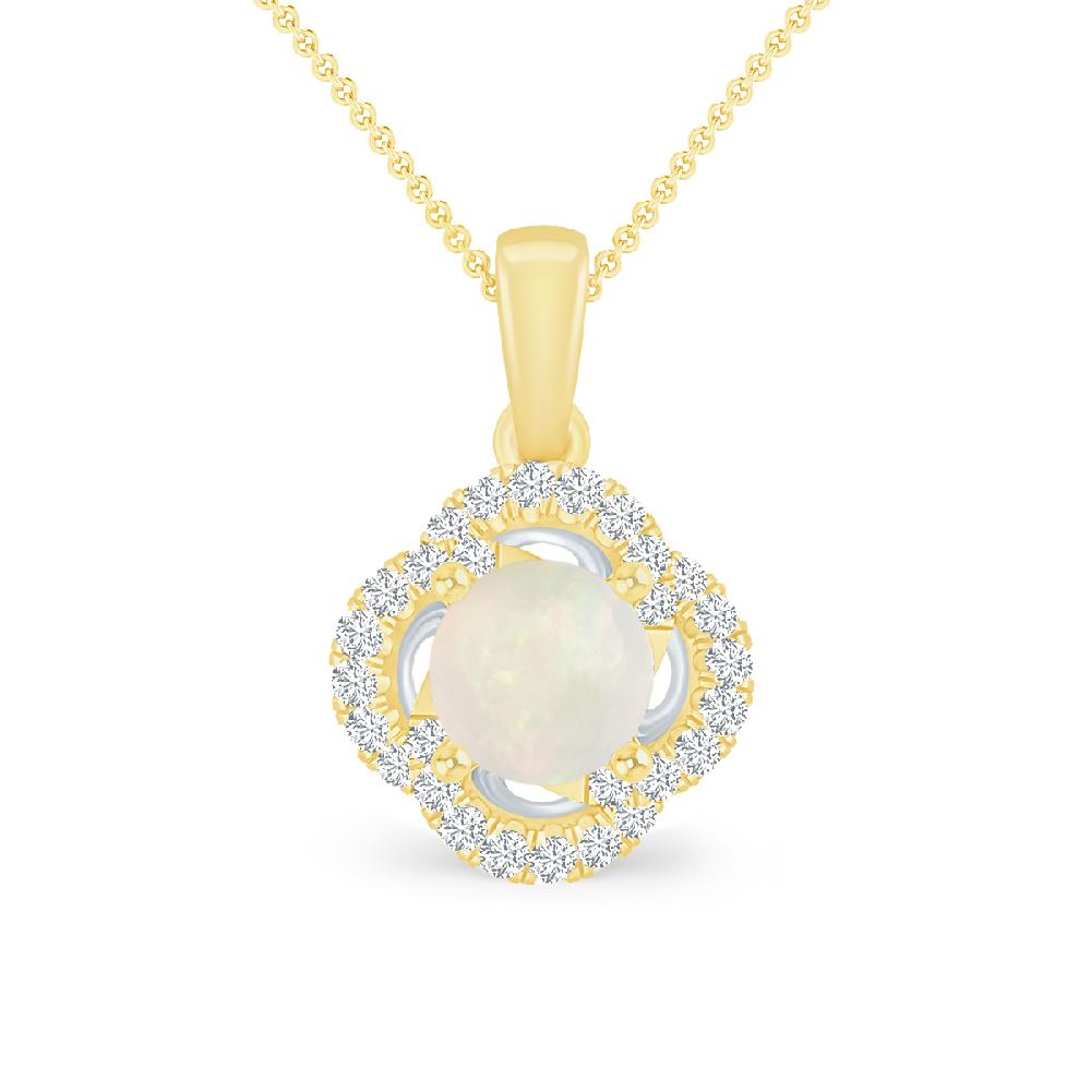 Yellow Gold - Opal