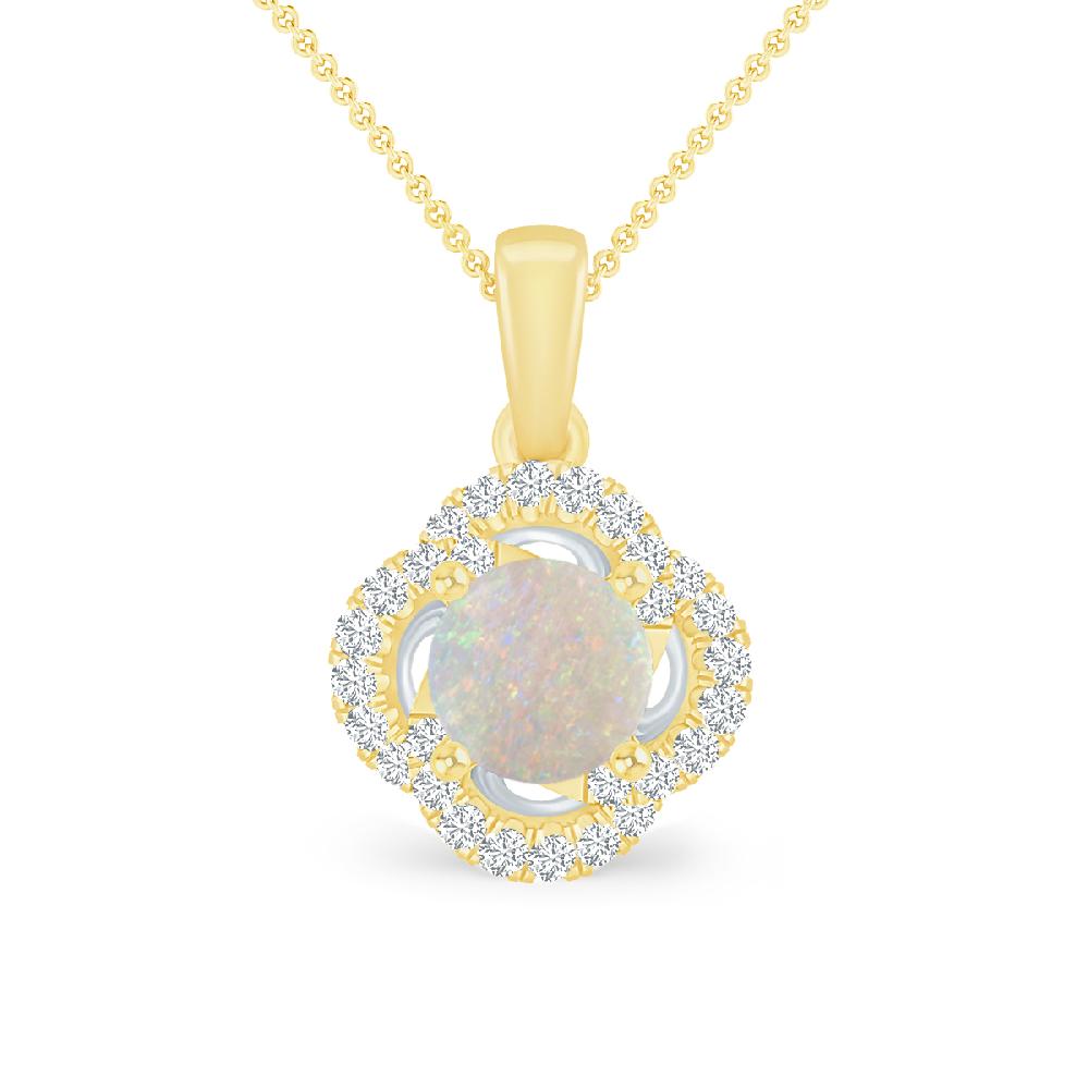 Yellow Gold - Opal