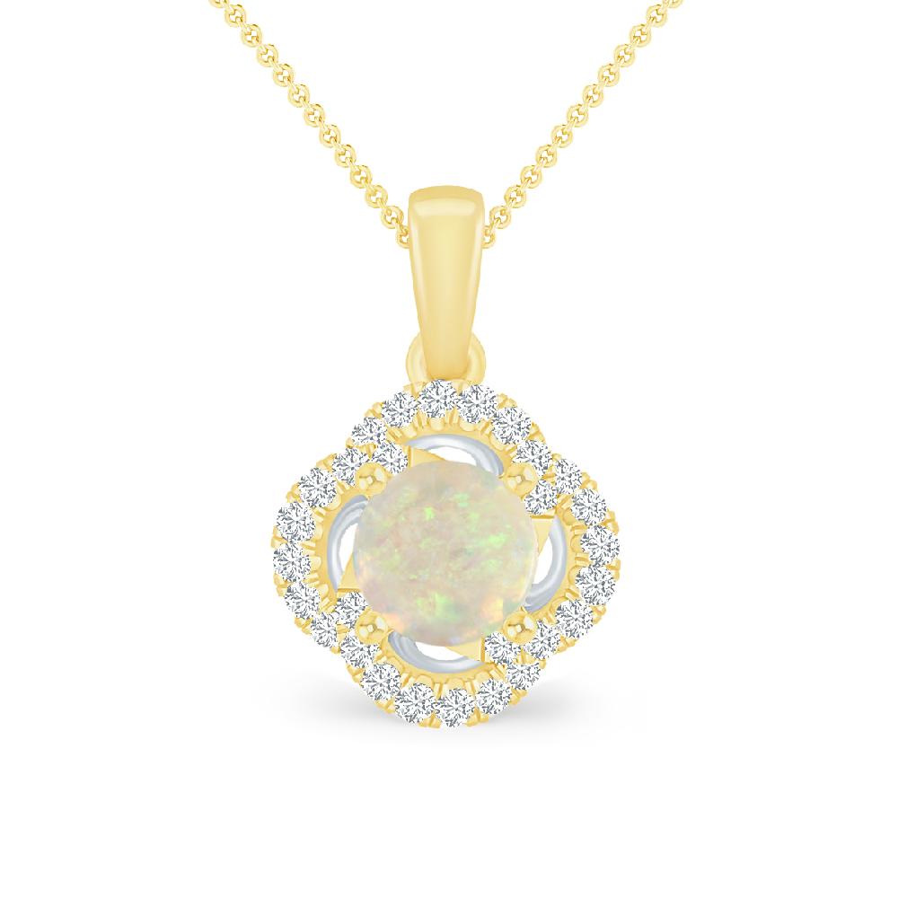 Yellow Gold - Opal