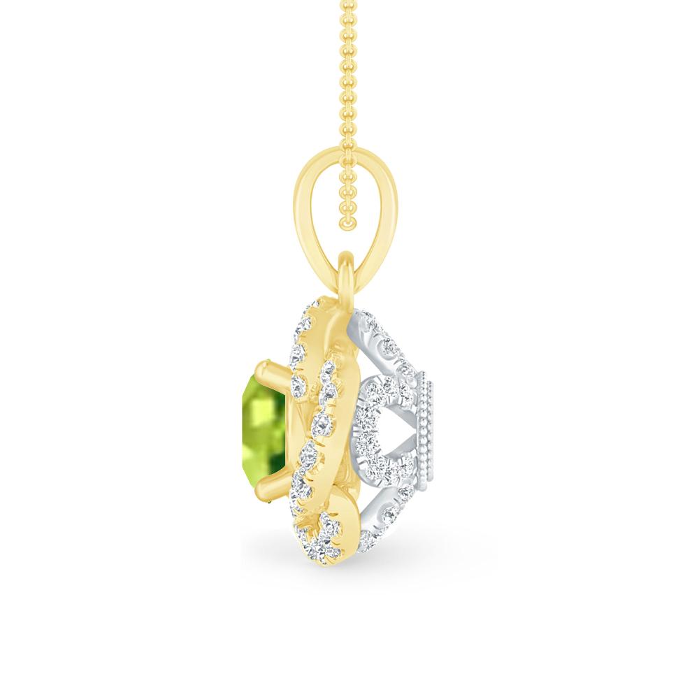 Yellow Gold - Peridot
