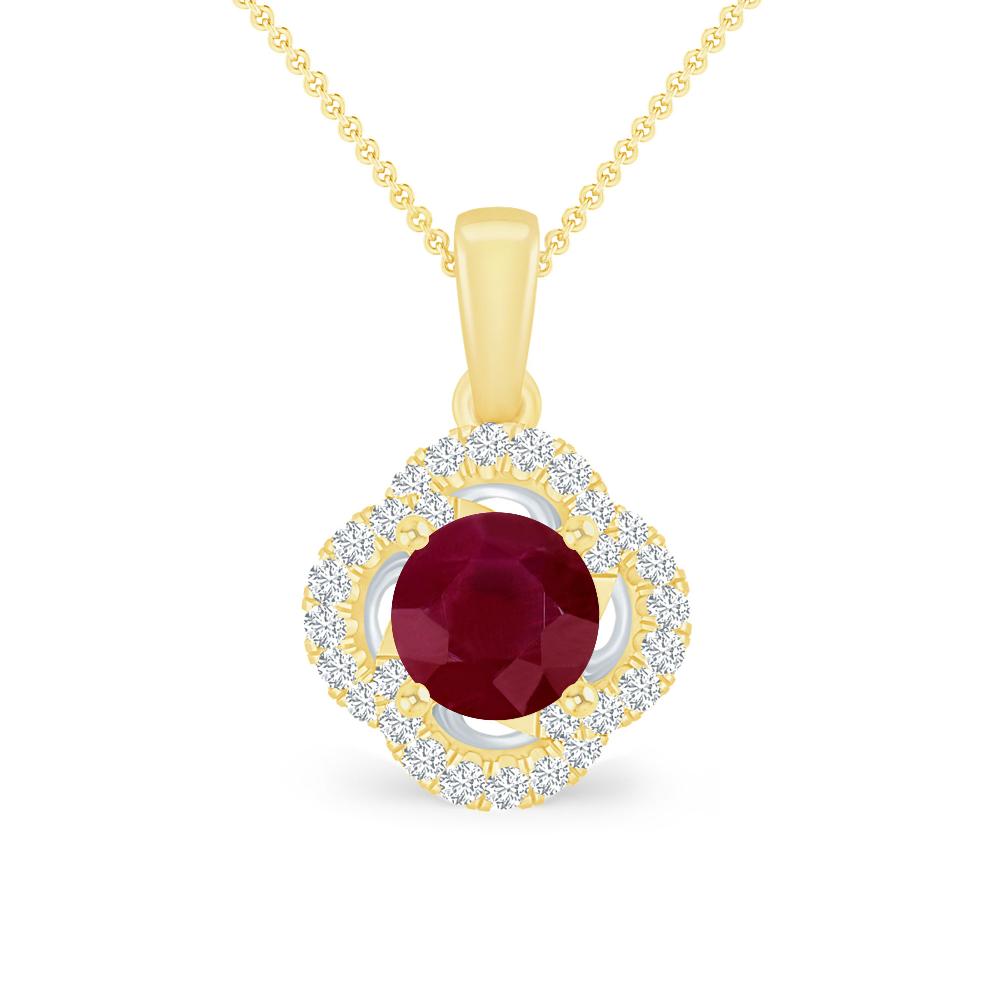 Yellow Gold - Ruby