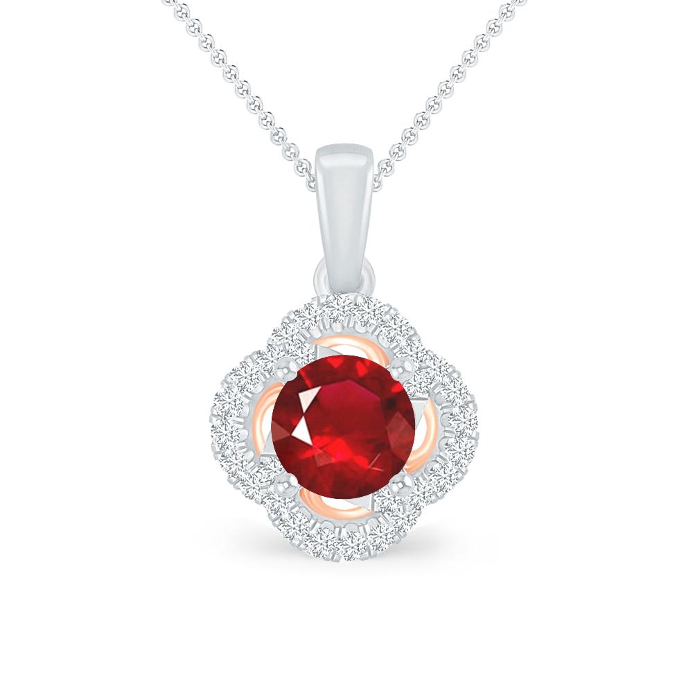 White Gold - Ruby