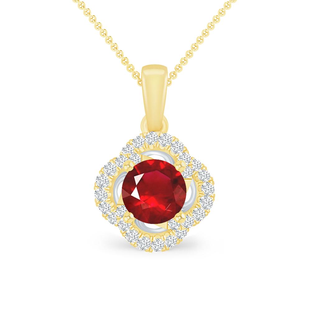 Yellow Gold - Ruby