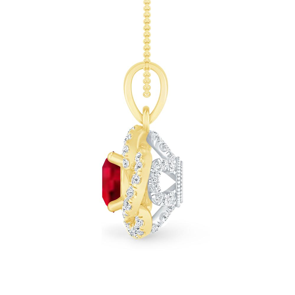 Yellow Gold - Ruby