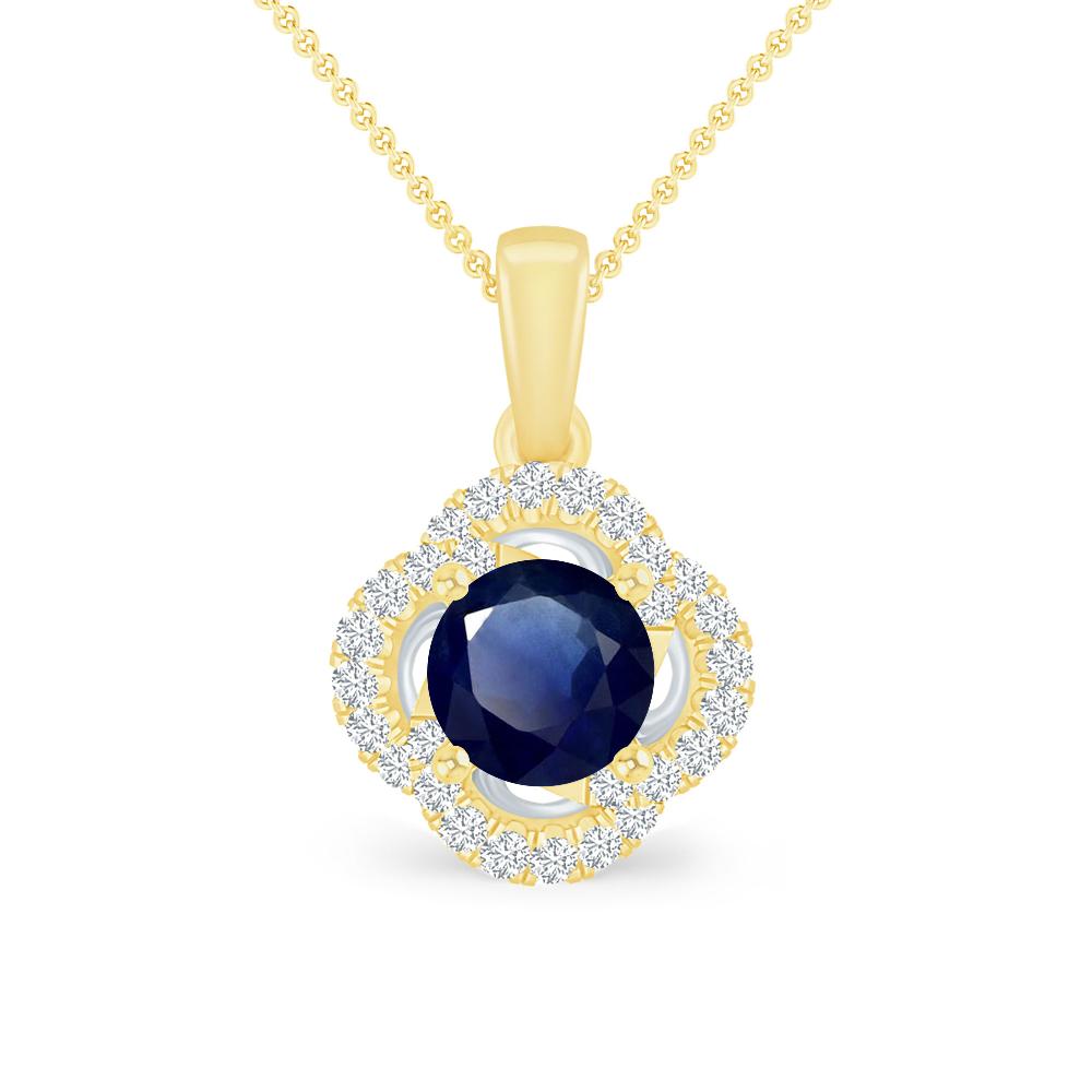 Yellow Gold - Sapphire