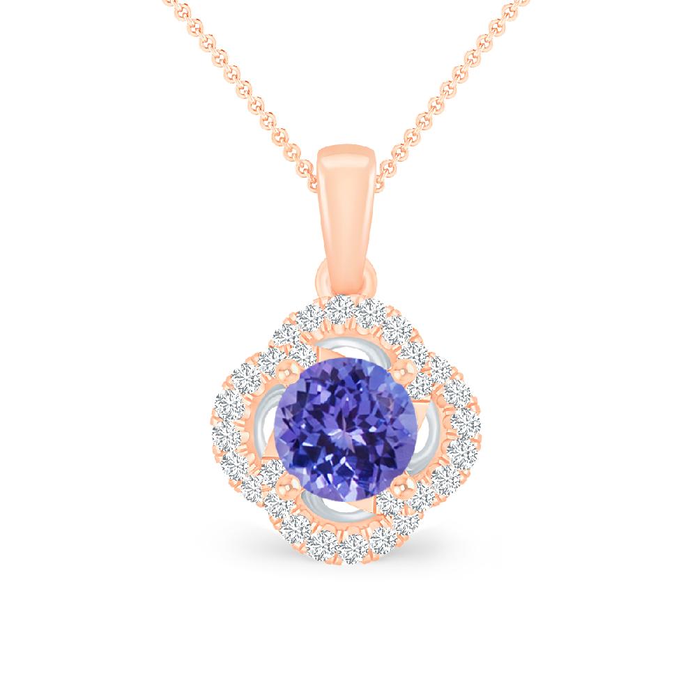 Rose Gold - Tanzanite