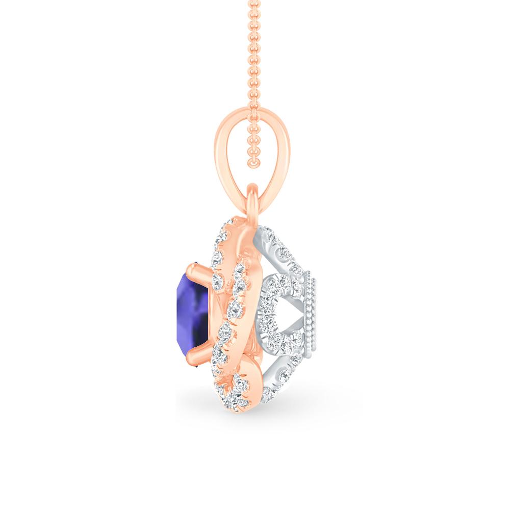 Rose Gold - Tanzanite