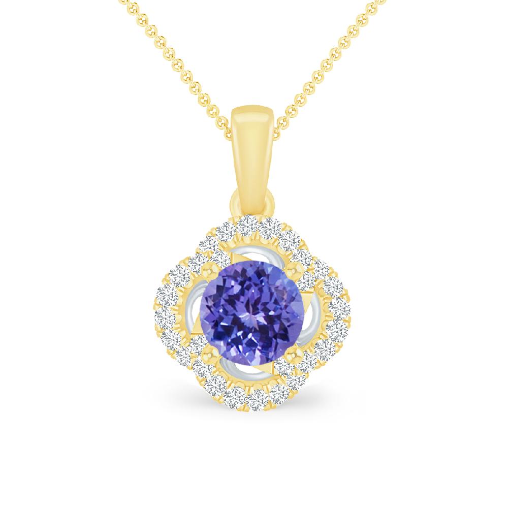 Yellow Gold - Tanzanite