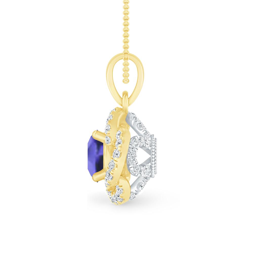 Yellow Gold - Tanzanite