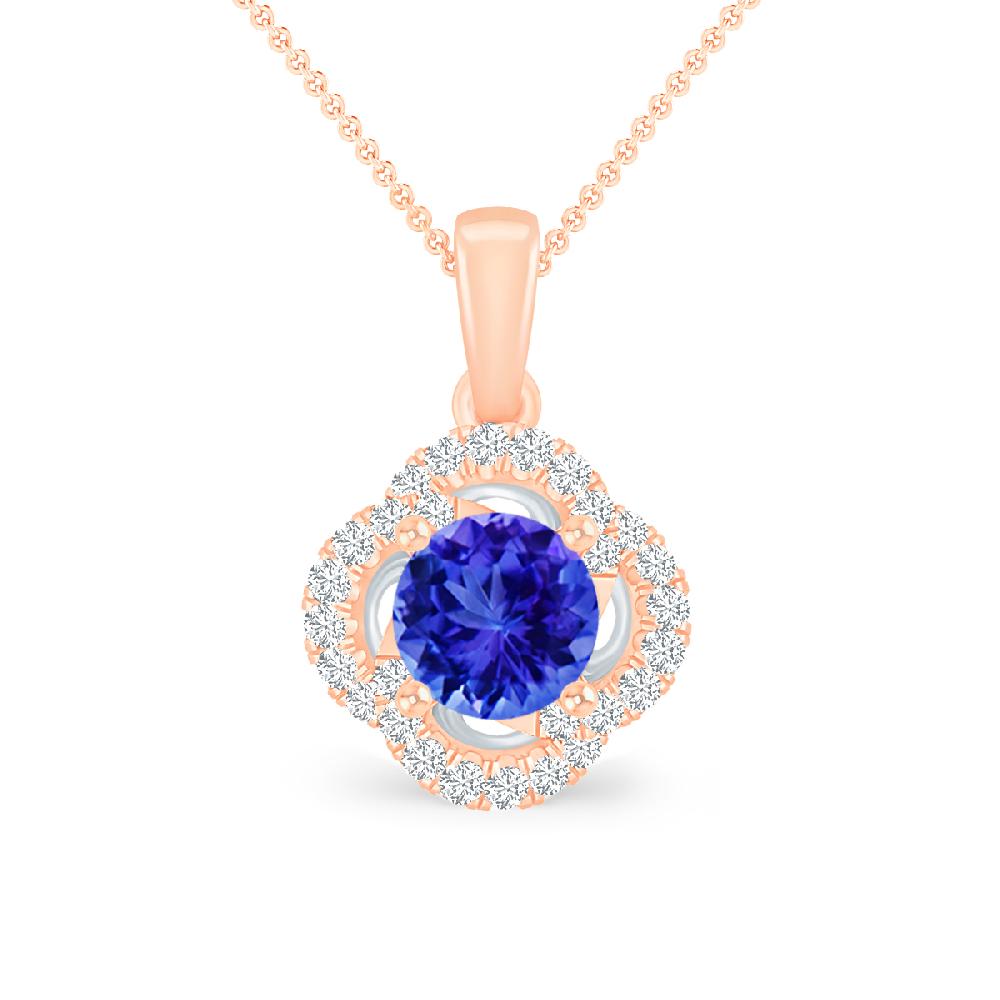 Rose Gold - Tanzanite