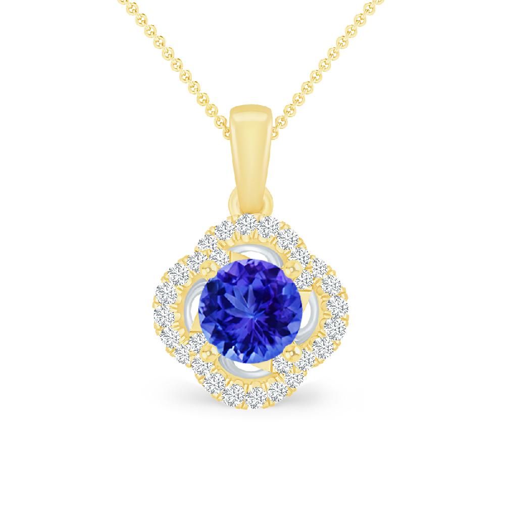 Yellow Gold - Tanzanite