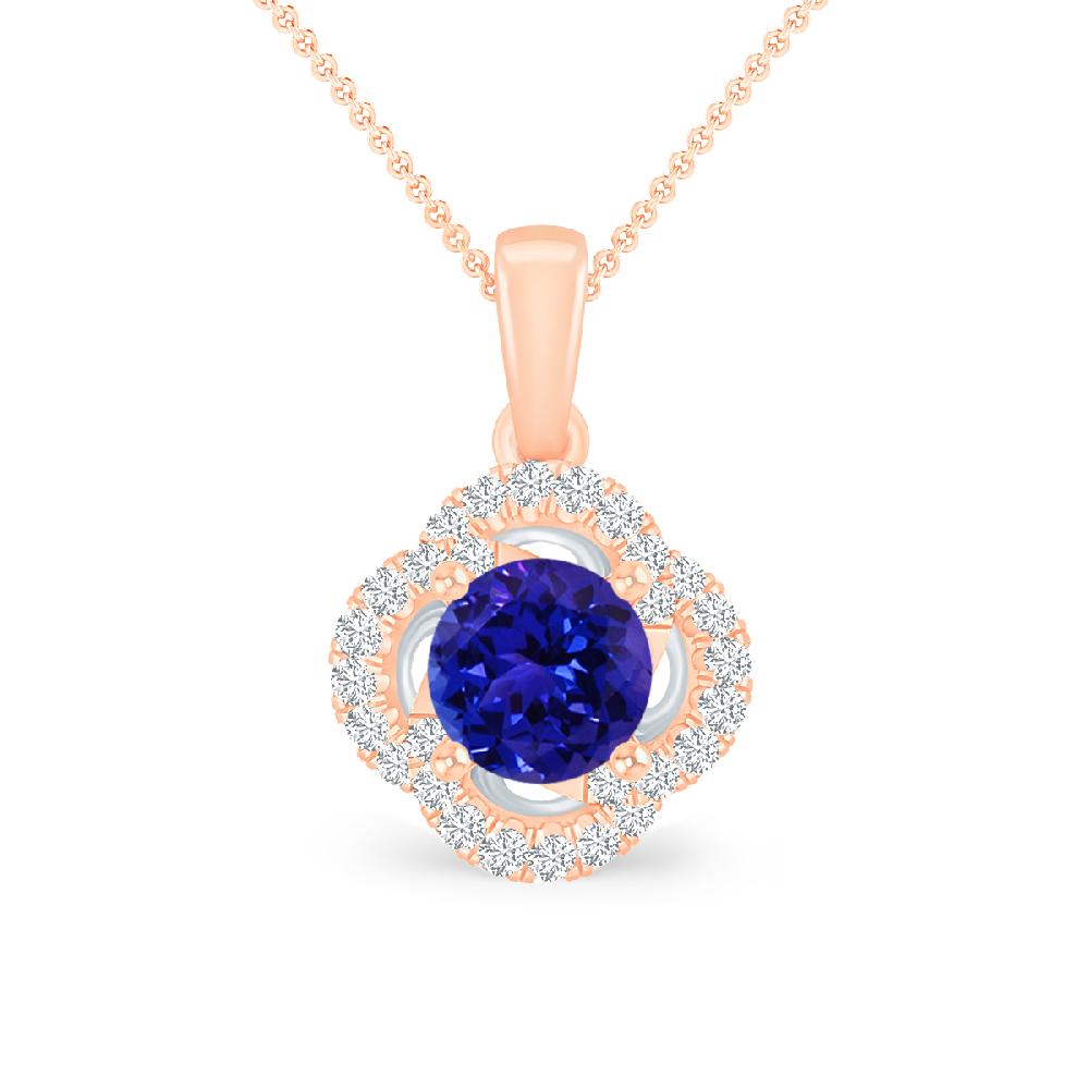 Rose Gold - Tanzanite