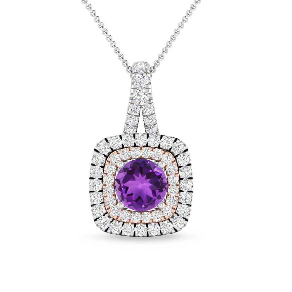 White Gold - Amethyst