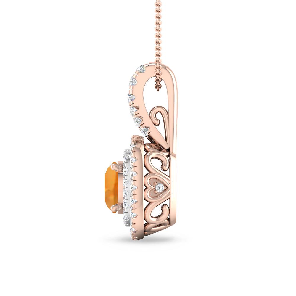 Rose Gold - Citrine