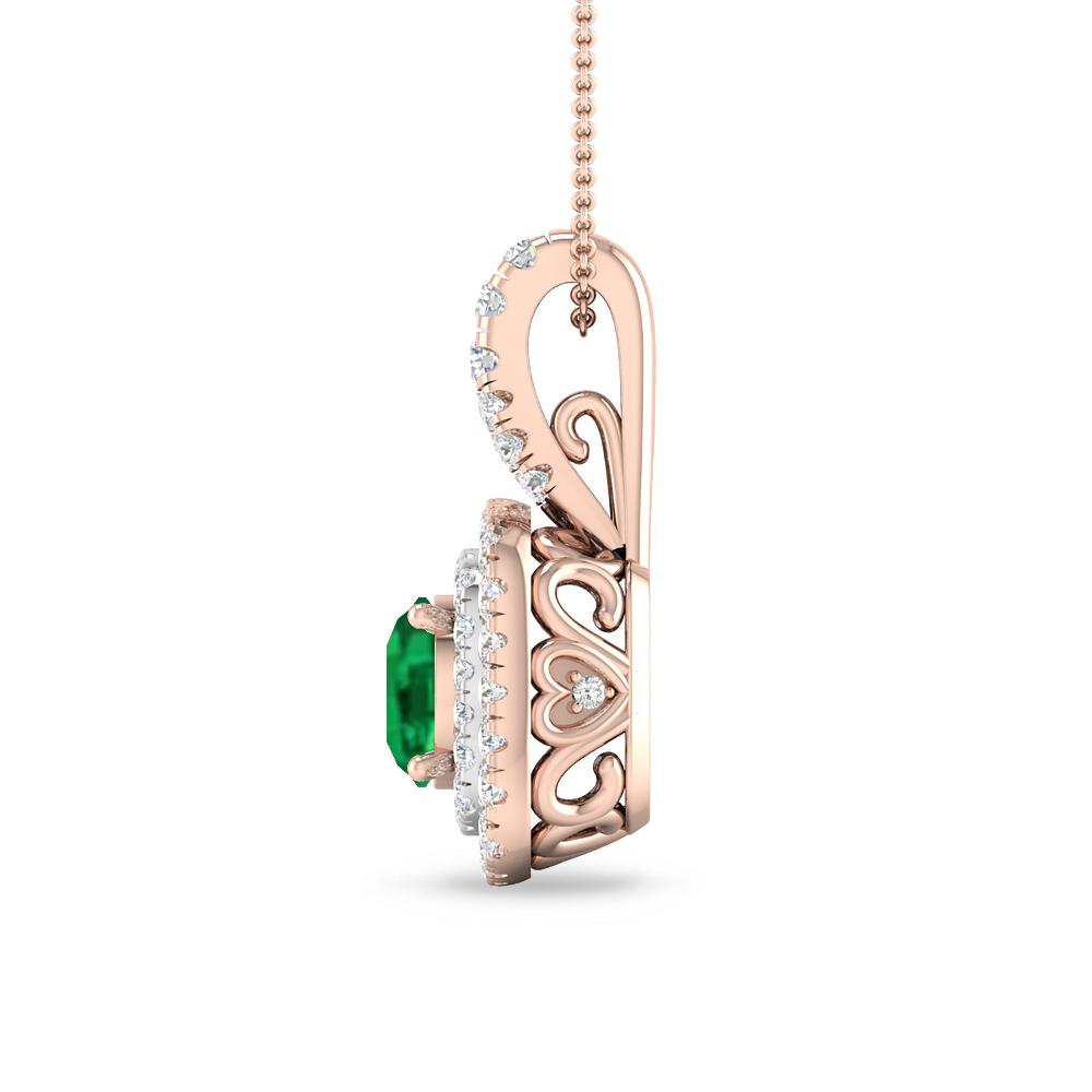 Rose Gold - Emerald