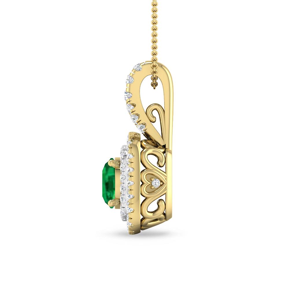 Yellow Gold - Emerald