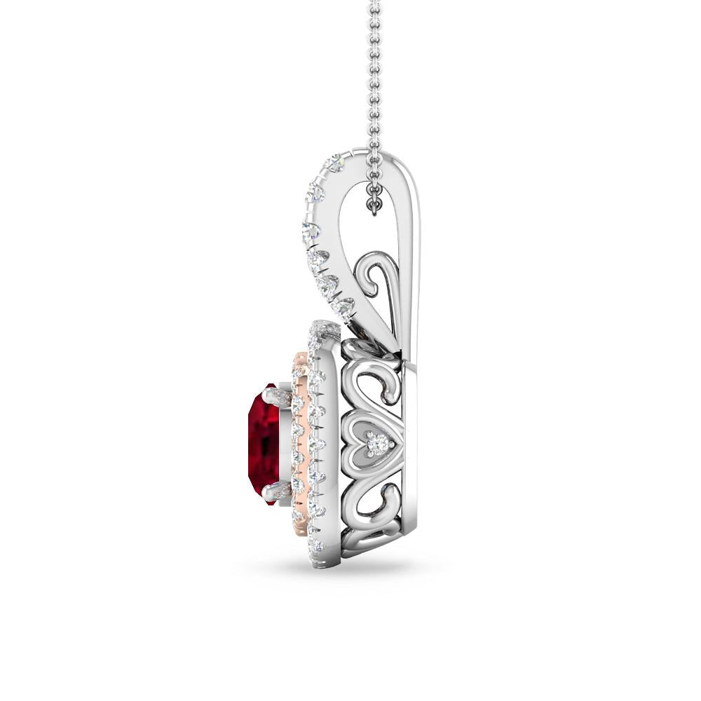 White Gold - Garnet